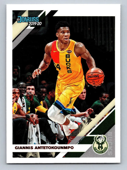 2019-20 Donruss #113 Giannis Antetokounmpo basketball card for collectors and fans