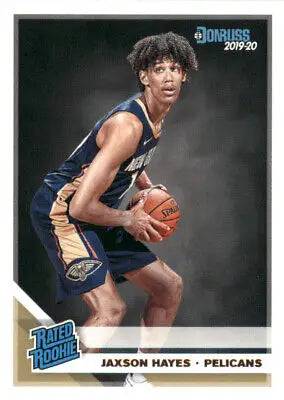 Jaxson Hayes Rookie card from 2019-20 Donruss, Orleans Pelicans, NM-MT condition