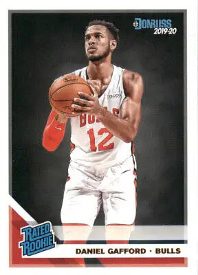 Daniel Gafford Rookie Chicago Bulls trading card from 2019-20 Donruss #236 NM-MT