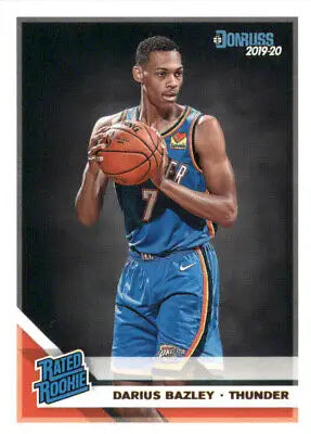 Darius Bazley Rookie basketball card 2019-20 Donruss Oklahoma City Thunder NM-MT