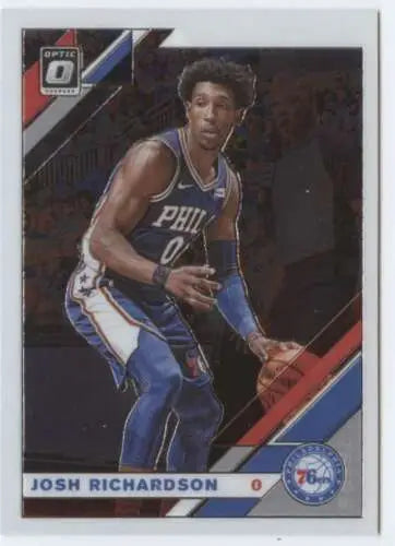 Josh Richardson basketball card in 2019-20 Donruss Optic with original gloss finish