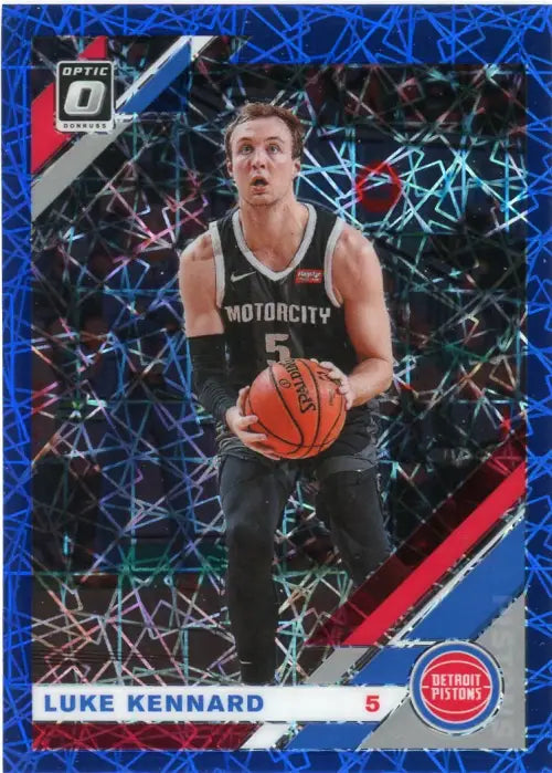 Luke Kennard 2019-20 Donruss Optic Blue Velocity basketball card NM-MT