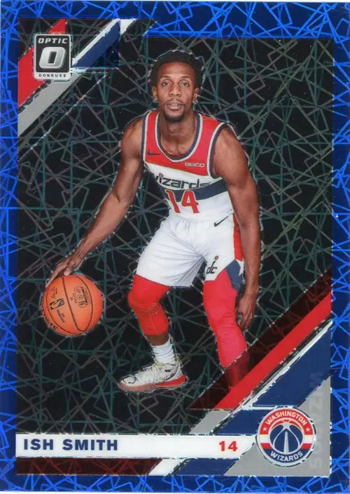 2019-20 Donruss Optic Blue Velocity #139 Ish Smith Washington Wizards Card NM-MT