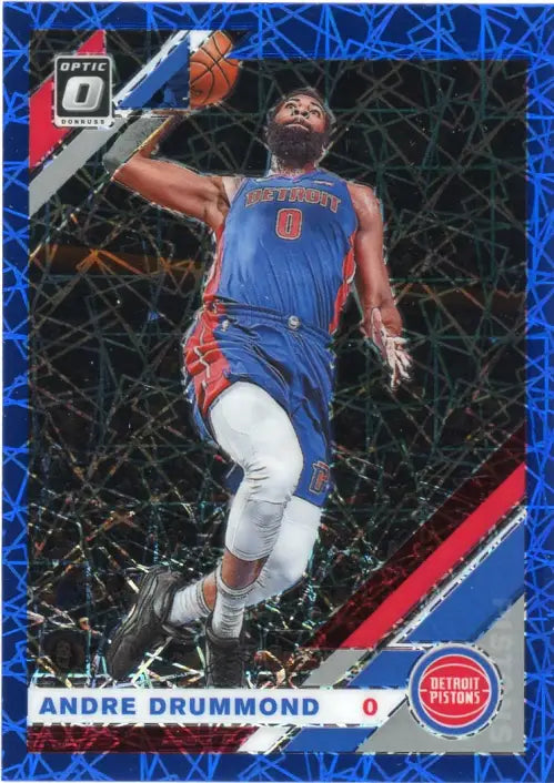 2019-20 Donruss Optic Blue Velocity #146 Andre Drummond Detroit Pistons NM-MT