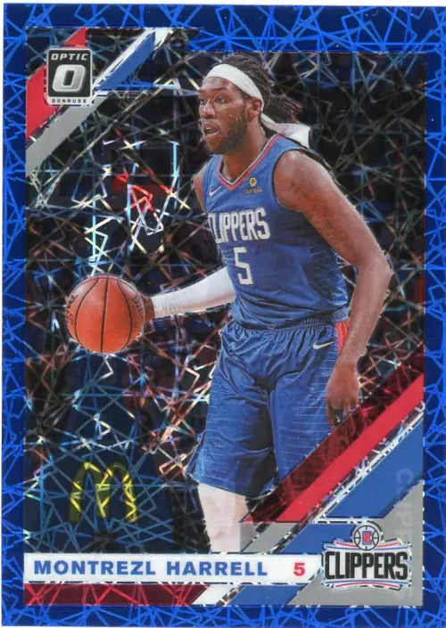 2019-20 Donruss Optic Blue Velocity #40 Montrezl Harrell LA Clippers Card NM-MT