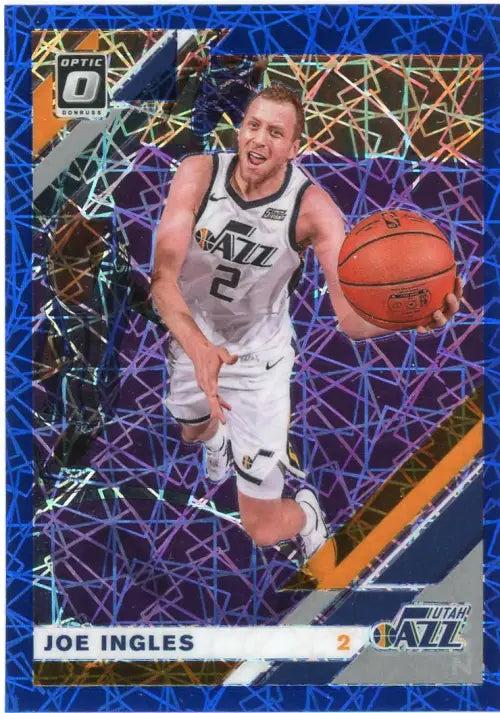 2019-20 Donruss Optic Blue Velocity #69 Joe Ingles Utah Jazz Basketball NM-MT