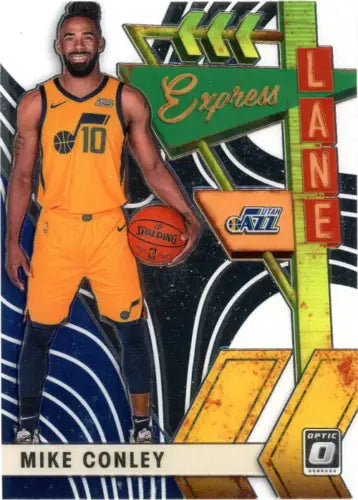 Mike Conley 2019-20 Donruss Optic Express Lane basketball card from Utah Jazz