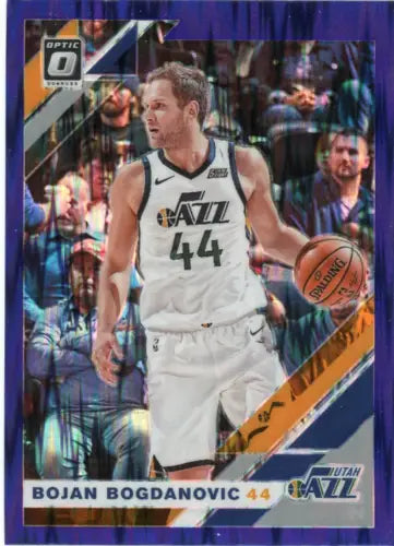 Bojan Bogdanovic 2019-20 Donruss Optic Purple Shock NBA Card Utah Jazz NM-MT