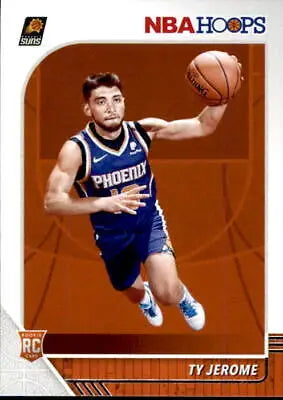 Ty Jerome Rookie basketball card from 2019-20 Hoops featuring Phoenix Suns player