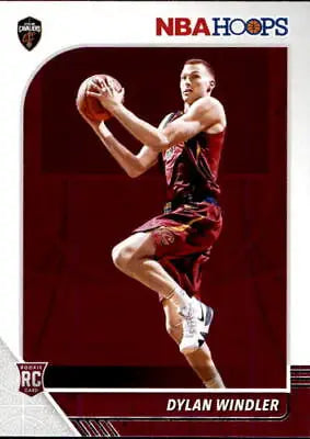 Dylan Windler Rookie basketball card from 2019-20 Hoops Cleveland Cavaliers NM-MT