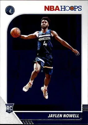 Jaylen Nowell Rookie basketball card 2019-20 Hoops #232 Minnesota Timberwolves NM-MT