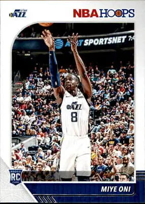 Miye Oni Rookie Utah Jazz NBA Hoops basketball card 2019-20 NM-MT condition