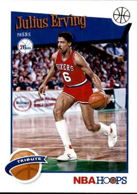 Julius Erving 2019-20 Hoops #293 Philadelphia 76ers NBA Basketball Card NM-MT