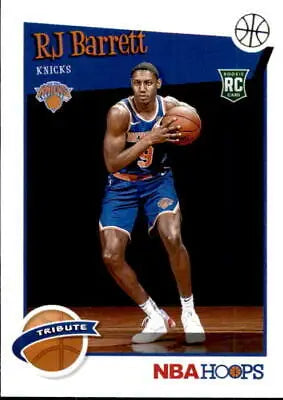 RJ Barrett 2019-20 Hoops NBA Basketball Card New York Knicks NM-MT edition