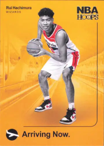 Rui Hachimura 2019-20 Hoops Arriving Now trading card Washington Wizards NM-MT