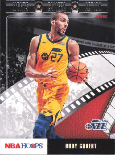 Rudy Gobert 2019-20 Hoops Lights Camera Action Basketball Card Utah Jazz NM-MT