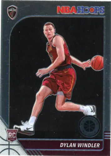 Dylan Windler basketball card from 2019-20 Hoops Premium Stock Cleveland Cavaliers