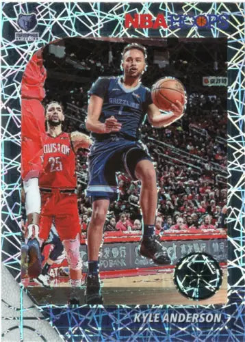 Kyle Anderson 2019-20 Hoops Premium Stock Silver Laser Grizzlies Card NM-MT