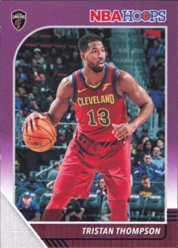 Tristan Thompson 2019-20 Hoops Purple #36 NBA card from Cleveland Cavaliers NM-MT