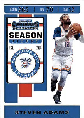 2019-20 Panini Contenders Steven Adams Oklahoma City Thunder basketball card NM-MT