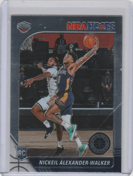 Basketball trading card of Nickeil Alexander-Walker from Panini Hoops Premium Stock