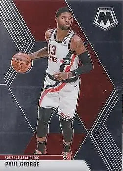 2019-20 Panini Mosaic Paul George Los Angeles Clippers basketball card NM-MT