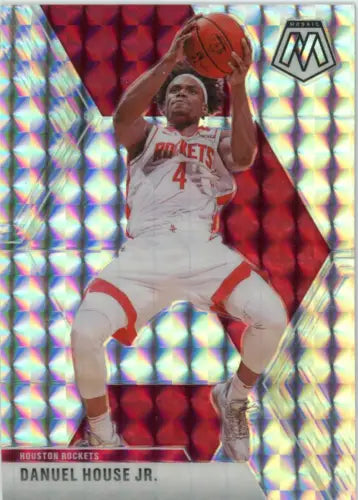 Danuel House Jr. 2019-20 Panini Mosaic card featuring Houston Rockets NBA star