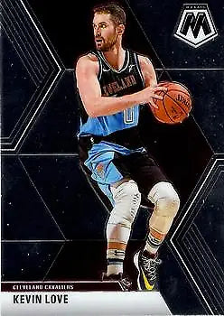 Basketball player in action on 2019-20 Panini Mosaic Kevin Love Cleveland Cavaliers card