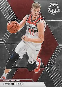 Davis Bertans 2019-20 Panini Mosaic #172 basketball card from Washington Wizards