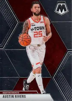 Austin Rivers 2019-20 Panini Mosaic #174 Basketball Card Houston Rockets NM-MT