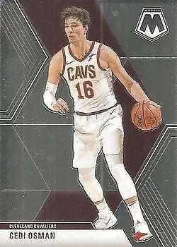 Cedi Osman 2019-20 Panini Mosaic basketball card from Cleveland Cavaliers