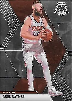 Basketball card of Aron Baynes from 2019-20 Panini Mosaic featuring Phoenix Suns