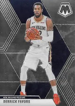 Derrick Favors 2019-20 Panini Mosaic #186 New Orleans Pelicans Basketball Card