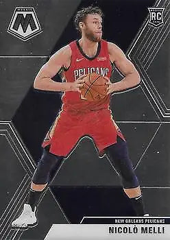 2019-20 Panini Mosaic Nicolo Melli Rookie trading card New Orleans Pelicans NM-MT