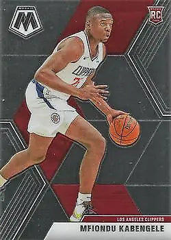 Mfioundu Kabengele 2019-20 Panini Mosaic Rookie LA Clippers Basketball Card NM-MT