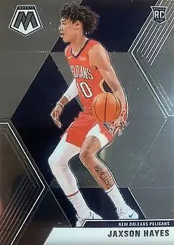 Jaxson Hayes rookie basketball card from 2019-20 Panini Mosaic New Orleans Pelicans