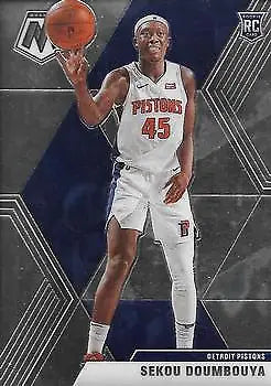 Sekou Doumbouya 2019-20 Panini Mosaic Rookie Detroit Pistons Basketball Card NM-MT