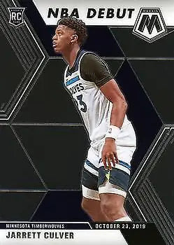 2019-20 Panini Mosaic #263 Jarrett Culver Rookie Card from the Timberwolves NM-MT