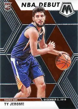 Ty Jerome Rookie Basketball Card from 2019-20 Panini Mosaic of Phoenix Suns NM-MT