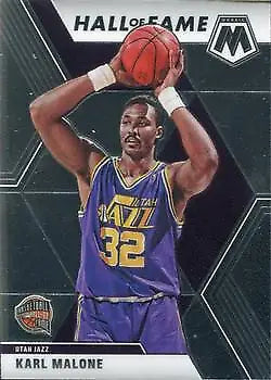 Karl Malone 2019-20 Panini Mosaic #284 Utah Jazz NBA Basketball Card NM-MT