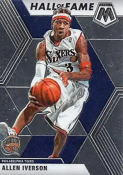 Allen Iverson 2019-20 Panini Mosaic #287 Basketball Card HOF Philadelphia 76ers