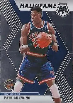 Patrick Ewing 2019-20 Panini Mosaic basketball card for New York Knicks fans