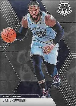 Jae Crowder in action for Memphis Grizzlies on 2019-20 Panini Mosaic card