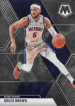 2019-20 Panini Mosaic Bruce Brown Detroit Pistons NBA Basketball Card NM-MT