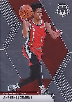 Anfernee Simons 2019-20 Panini Mosaic Portland Trail Blazers basketball card NM-MT