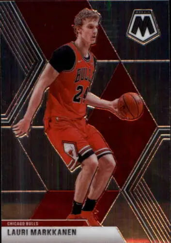 Lauri Markkanen 2019-20 Panini Mosaic #97 basketball card with original gloss