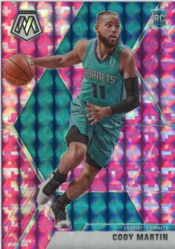 Cody Martin 2019-20 Panini Mosaic Pink Camo basketball card NM-MT Charlotte Hornets