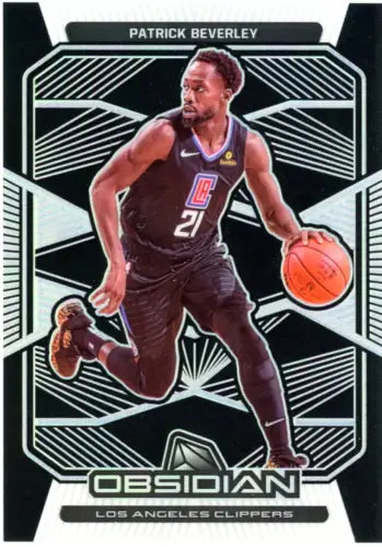 Patrick Beverley 2019-20 Panini Obsidian NBA card Los Angeles Clippers NM-MT