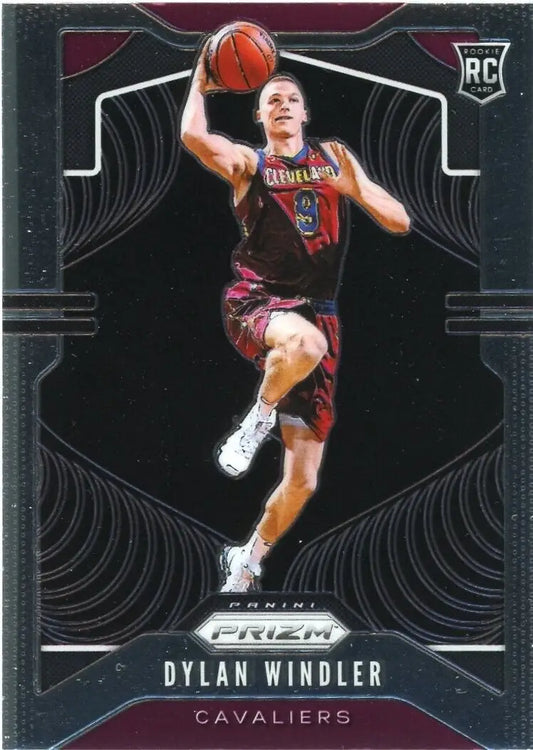 Dylan Windler rookie card from 2019-20 Panini Prizm Cleveland Cavaliers NBA Basketball