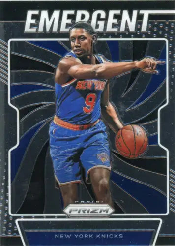 2019-20 Panini Prizm Emergent RJ Barrett New York Knicks Basketball Trading Card